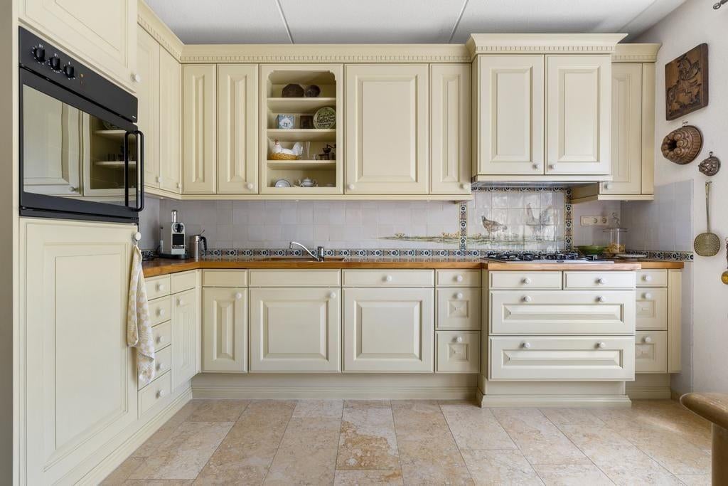 Landelijke keuken, Huis en Inrichting, Keuken | Complete keukens, Ophalen of Verzenden, Gebruikt, Hoekkeuken