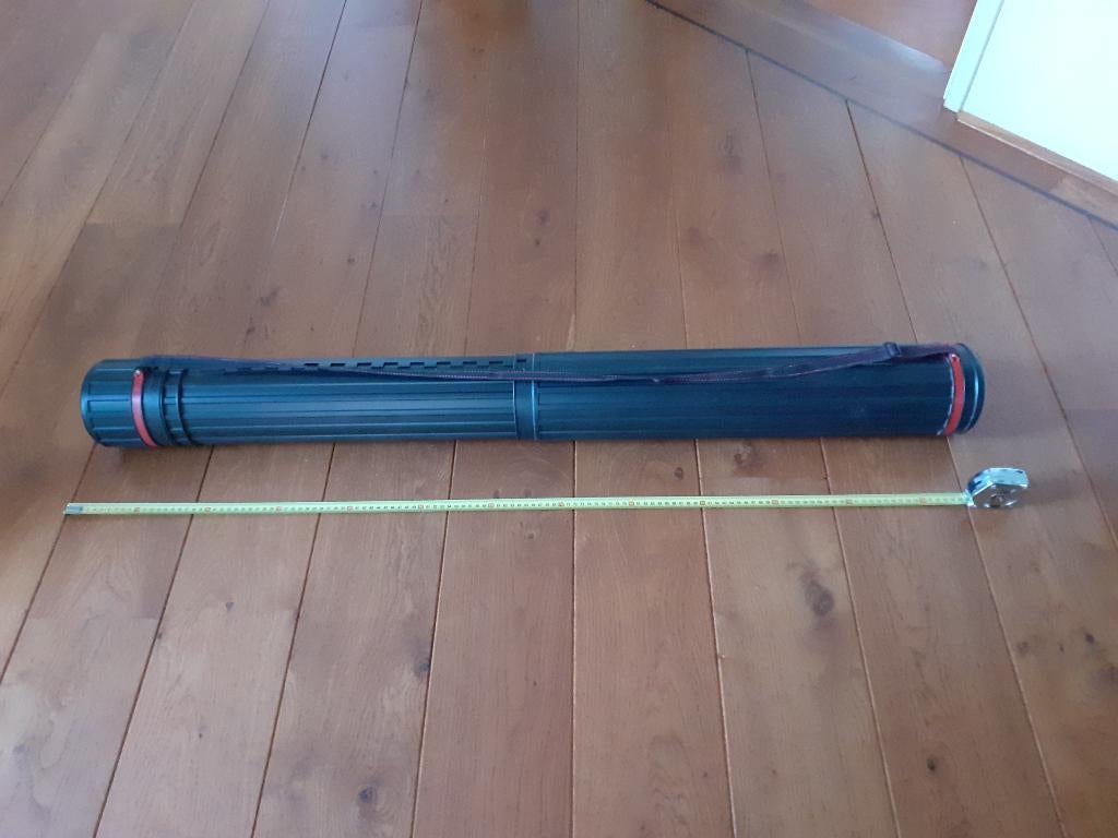 Transport/opslag koker met draagriem voor grote tekeningen., Ophalen of Verzenden, Gebruikt, Overige typen