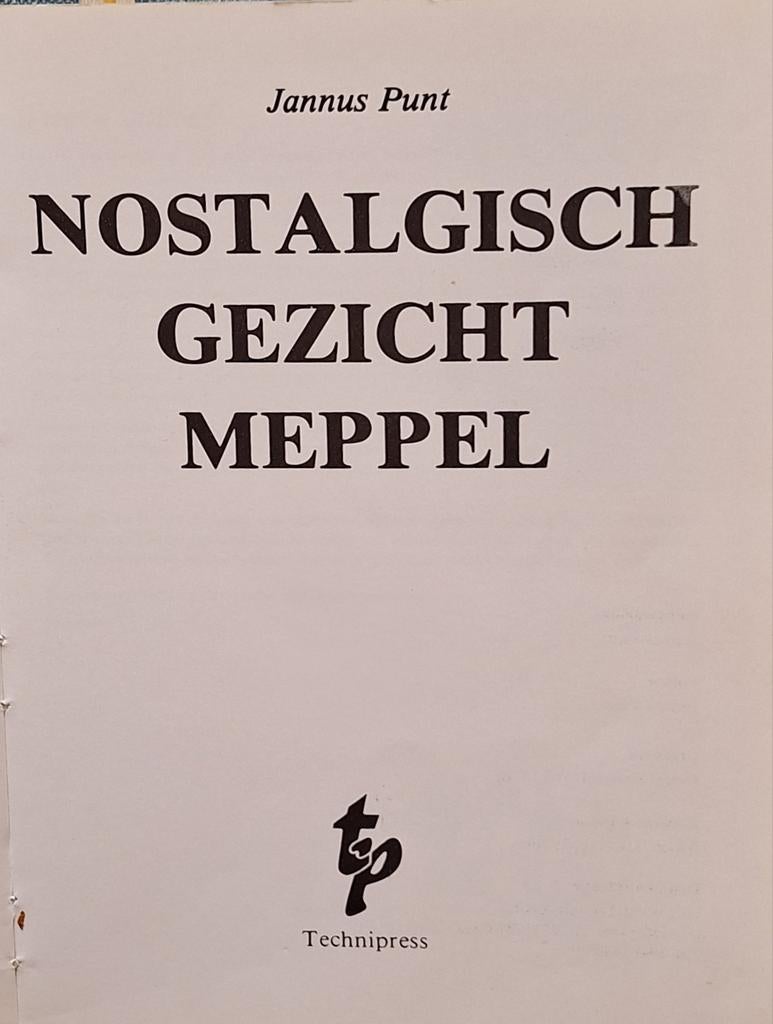 Boekje Nostalgisch Gezicht Meppel, Boeken, Ophalen of Verzenden