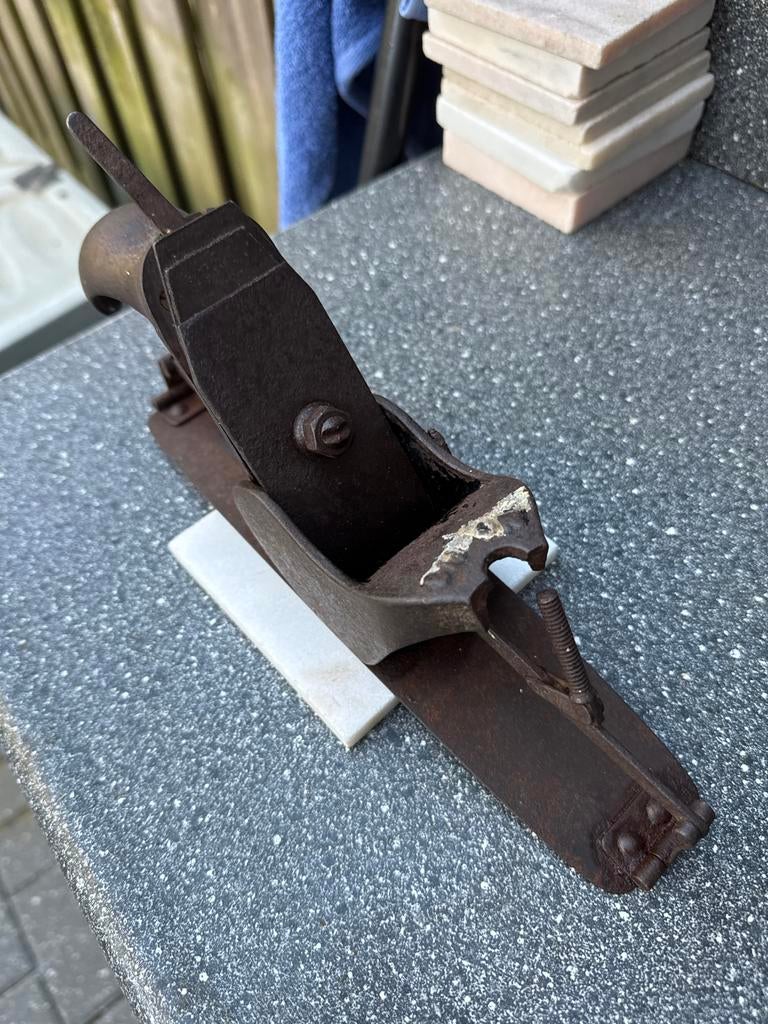 Antieke gebogen toogschaaf, Antiek en Kunst, Antiek | Gereedschap en Instrumenten, Ophalen of Verzenden