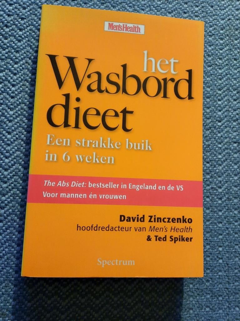 Het Wasbord Dieet: Een strakke buik in 6 weken, Ophalen of Verzenden, Zo goed als nieuw, Dieet en Voeding, David Zinczenko & Ted Spiker