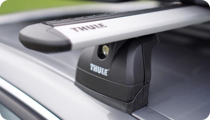 Thule Evo dakdragers huren incl. dakkoffer al vanaf €54 p/w, Auto diversen, Dakdragers, Ophalen, Zo goed als nieuw