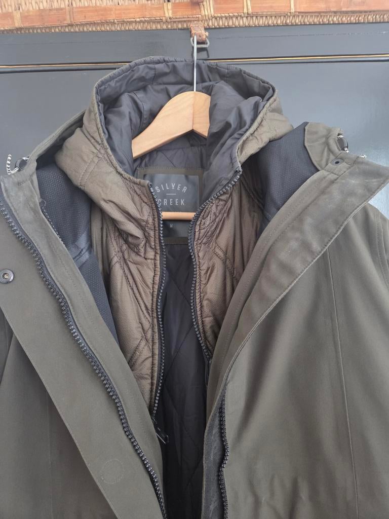 Silvercreek jas 2 in 1 zgan, Maat 38/40 (M), Ophalen of Verzenden, Zo goed als nieuw, Groen