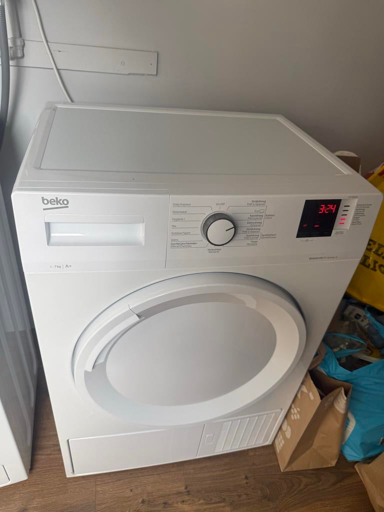 Wasmachine en droger ZGAN, Witgoed en Apparatuur, Wasmachines, Ophalen, Zo goed als nieuw, 85 tot 90 cm, 1200 tot 1600 toeren