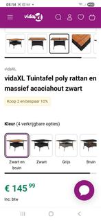 Vierkante tuintafel nieuw in doos