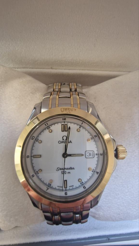 Omega Seamaster 120m Staal/Goud, Sieraden, Tassen en Uiterlijk, Horloges | Heren, Ophalen of Verzenden, Goud, Staal, Omega