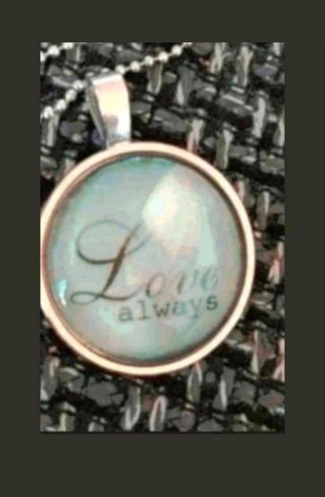 Ketting love always, Verzenden, Nieuw, Zilver, Met hanger
