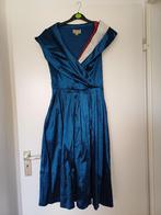 Jurk van Lindy Bop, Kleding | Dames, Jurken, Maat 38/40 (M), Blauw, Ophalen of Verzenden, Zo goed als nieuw