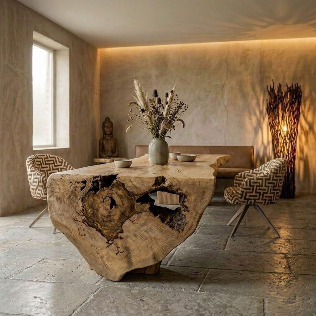 Suarhouten Boomstamtafel | 40+ op Voorraad | Alle Maten, Overige materialen, 100 tot 150 cm, Sventerior, Info@mokana.nl