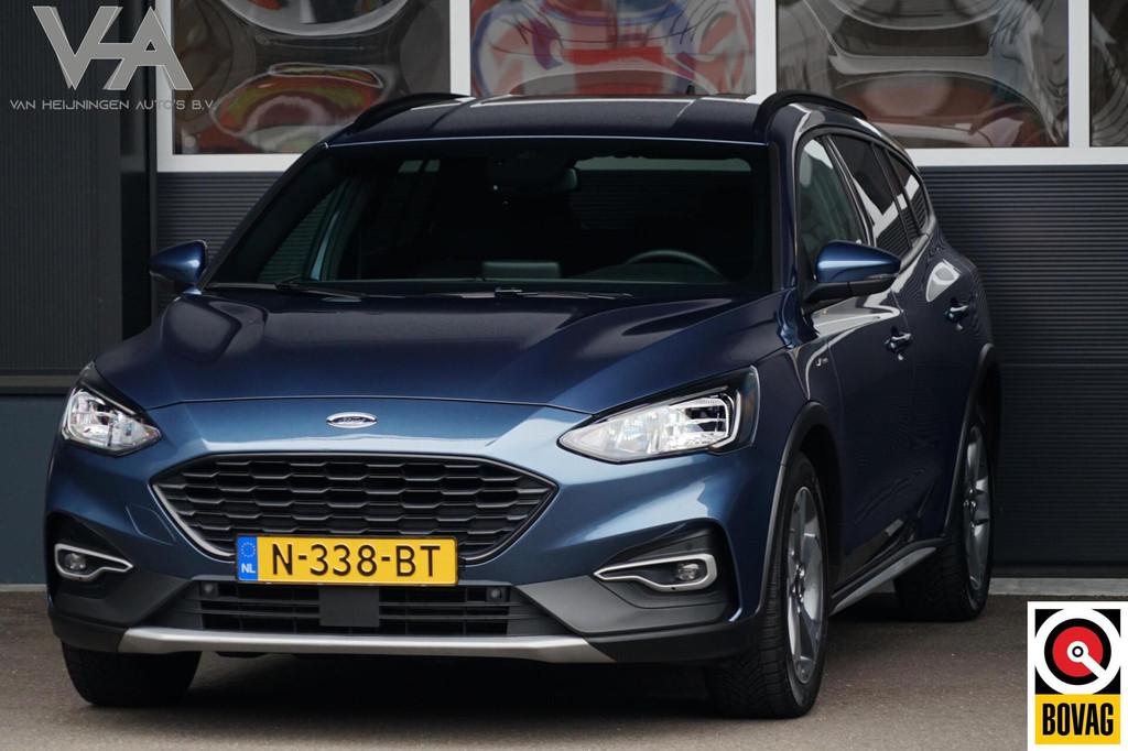 Ford Focus Wagon 1.0 EcoBoost Active X Business, cam. keyles, 125 pk, Gebruikt, Euro 6, Blauw