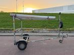 KALF Dubbele wegtrailer voor 2 Laser/Splash zeilboten, Ophalen, Gebruikt