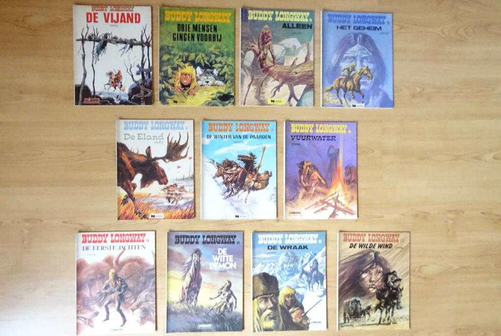 Buddy Longway, 11 delen, Boeken, Meerdere stripboeken, Ophalen of Verzenden, Gelezen