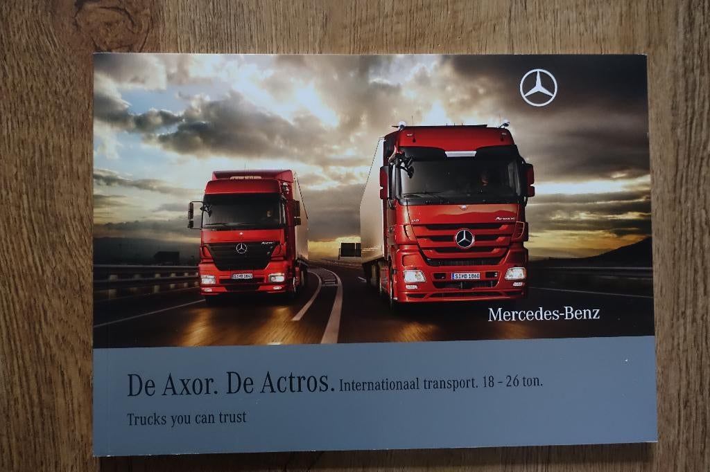 Mercedes Benz Axor - MB Antos - truck, Boeken, Ophalen of Verzenden, Nieuw, Mercedes, Mercedes-Benz