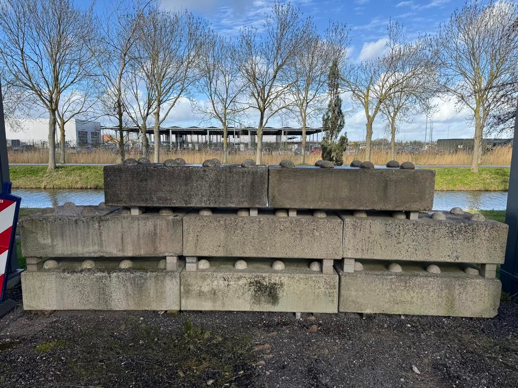 Betonblokken, Ophalen, Gebruikt, Beton