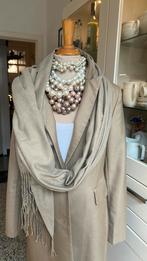 Classy beige pashmina 70/30 Cashmere/zijde, Ophalen of Verzenden, Zo goed als nieuw, Maat 46/48 (XL) of groter, Sjaal