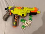 Nerf vortex lumitron blaster wapen schieten schijfjes, Ophalen of Verzenden
