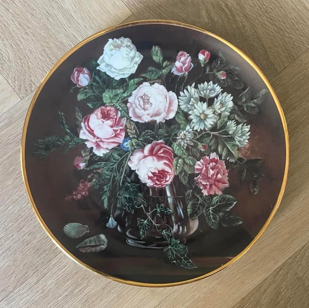 Royal Mosa bord "Rozen en Schelpen" Elisabeth Gerhardt, Ophalen of Verzenden