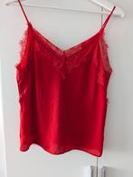 Vera & Lucy Rode Spaghetti Top met Kant | Maat S | Nieuw, Nieuw, Ophalen of Verzenden, Rood, Vera & Lucy