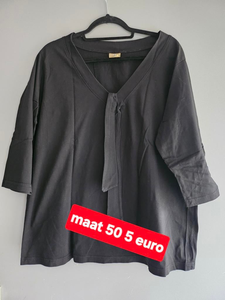 Maat 50, Ophalen of Verzenden, Zo goed als nieuw, Zwart, Broek of Spijkerbroek