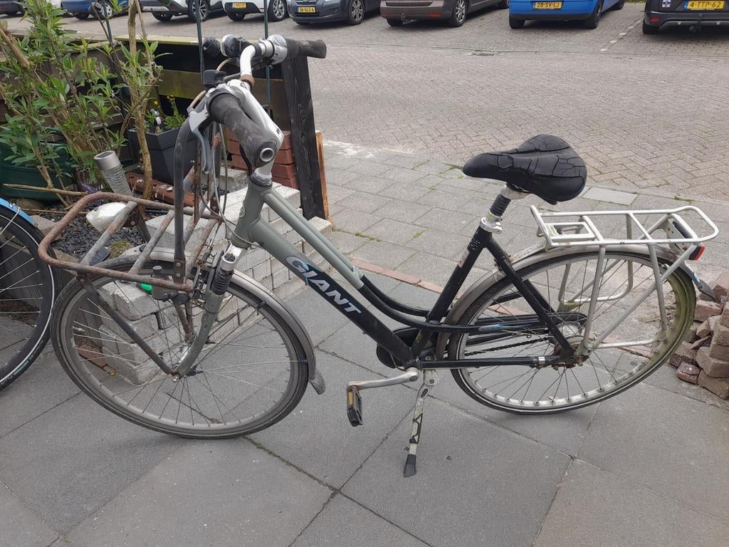 Damesfiets, Ophalen, Gebruikt, Versnellingen, 56 cm of meer