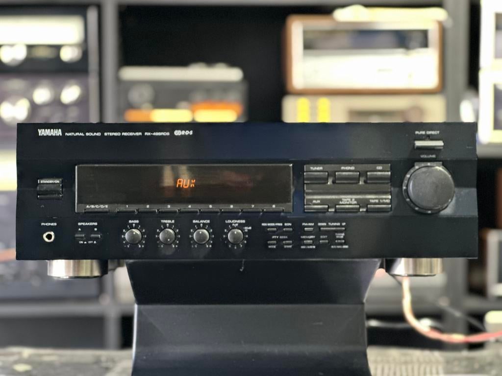 Yamaha RX-496 RDS Stereo Receiver – Krachtig & Betrouwbaar, Overige merken, Tuner of Radio, MP3-aansluiting, Zo goed als nieuw