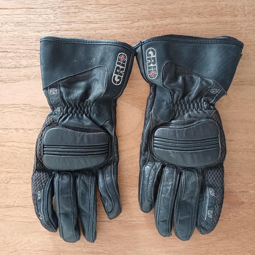 Leren motorhandschoenen maat 8 - Grid, Motoren, Dames, Grid, Ophalen of Verzenden, Handschoenen