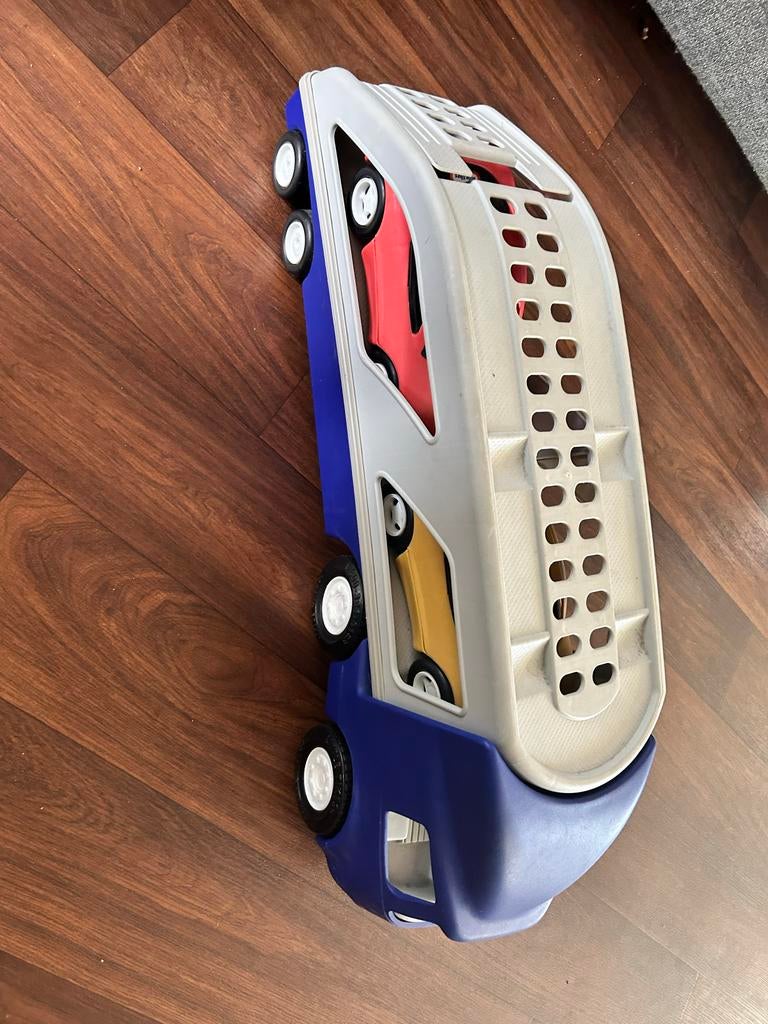 Little Tikes vrachtwagen met 2 auto's, Ophalen, Gebruikt