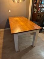 Massief old teak houten eettafel - 167x78x90cm, Huis en Inrichting, Tafels | Eettafels, Ophalen, Gebruikt, 50 tot 100 cm, 150 tot 200 cm