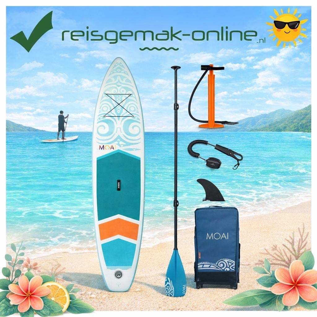 Lente Voordeel | Complete MOAI 10.6" SUP + GRATIS Badlaken, Watersport en Boten, Suppen, Ophalen of Verzenden, Nieuw, SUP-boards
