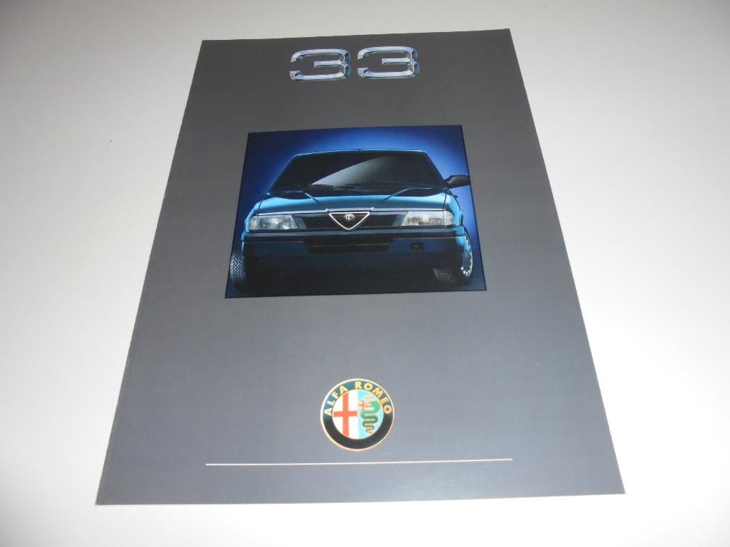 brochure Alfa 33  1990, Boeken, Auto's | Folders en Tijdschriften, Ophalen of Verzenden, Nieuw, Alfa Romeo
