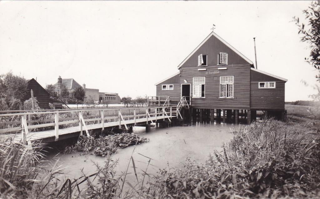 Kortenhoef. Jeugdherberg. "De Karekiet",  (1955), Verzamelen, Ansichtkaarten | Nederland, Verzenden, 1940 tot 1960, Gelopen, Utrecht