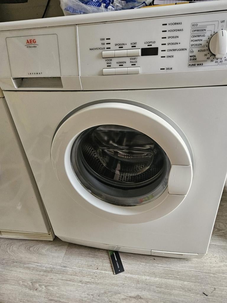 AEG Lavamat wasmachine (moet snel weg), Ophalen, Gebruikt, Wolwasprogramma, Voorlader