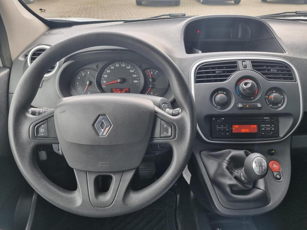 Renault Kangoo 1.2 TCe 115 PK Grijs kenteken benzine airco, Auto's, Bestelauto's, Voorwielaandrijving, Gebruikt, Euro 6, 4 cilinders
