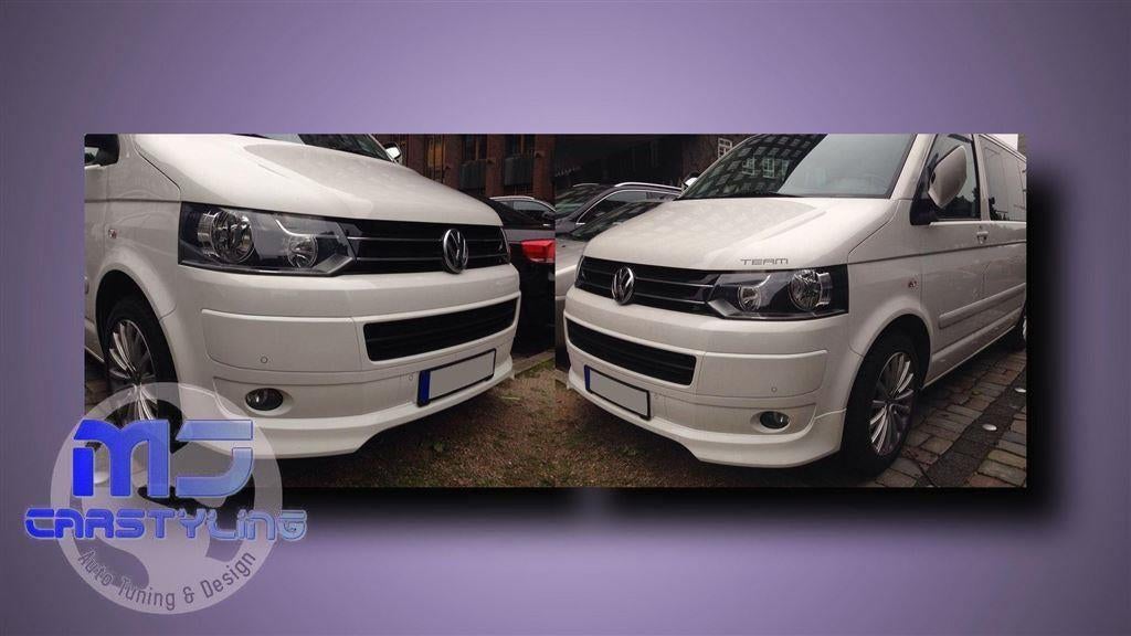VW T5 Facelift - Voorbumper spoiler II, Auto diversen, Tuning en Styling, Ophalen of Verzenden, MJ-Carstyling, Info@mj-carstyling.net