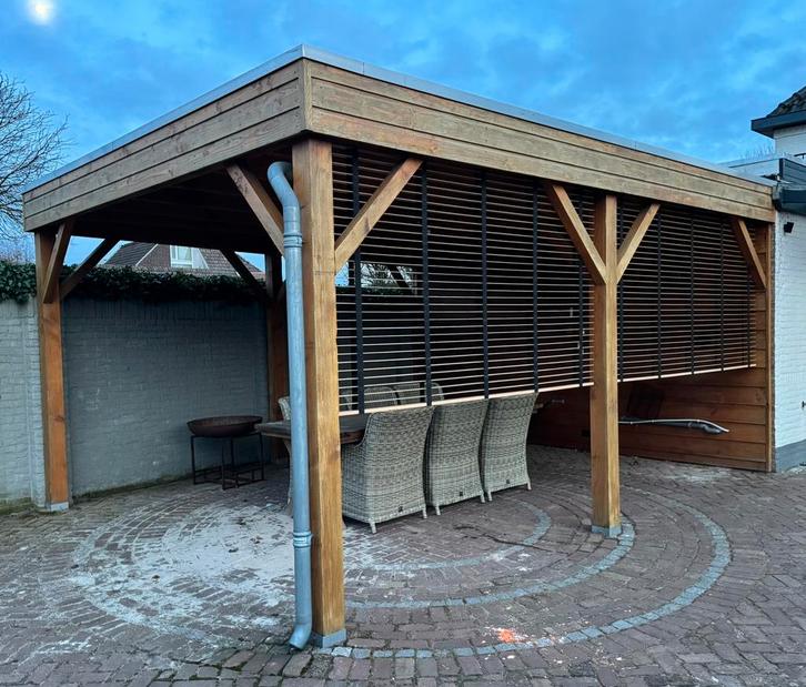 Overkapping van douglas hout, Tuin en Terras, Overkappingen, Gebruikt, Veranda, Ophalen