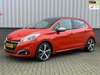 Peugeot 208 1.2 PureTech Première |Navi|Pano||Camera|Cruise, Gebruikt, Zwart, Leder en Stof, 49 €/maand