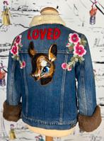 Gucci denim geborduurde jas maat 8 (1.550 euro), Customercare@gucci.com, Gucci, Jas, Verzenden