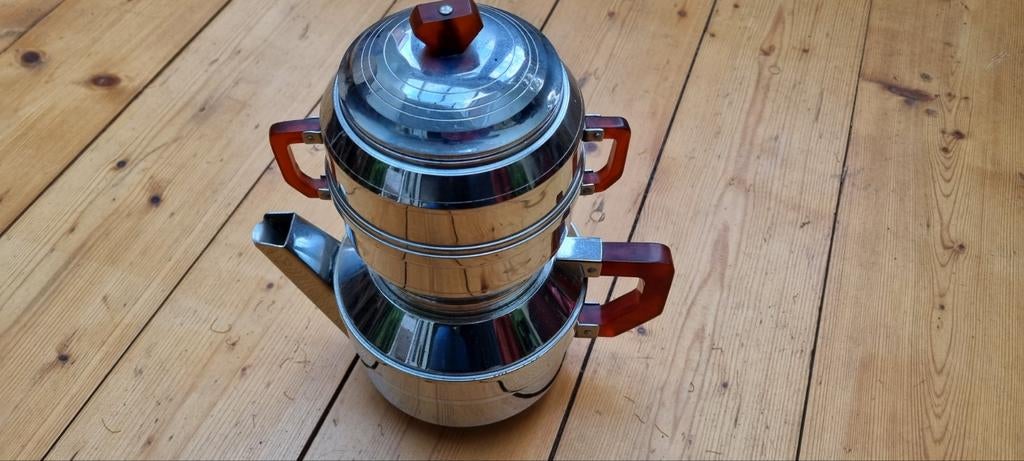 Koffiepot antiek, Ophalen