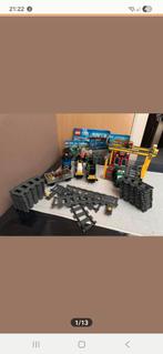 Lego City treinbaan met kraan en wagons, Ophalen of Verzenden