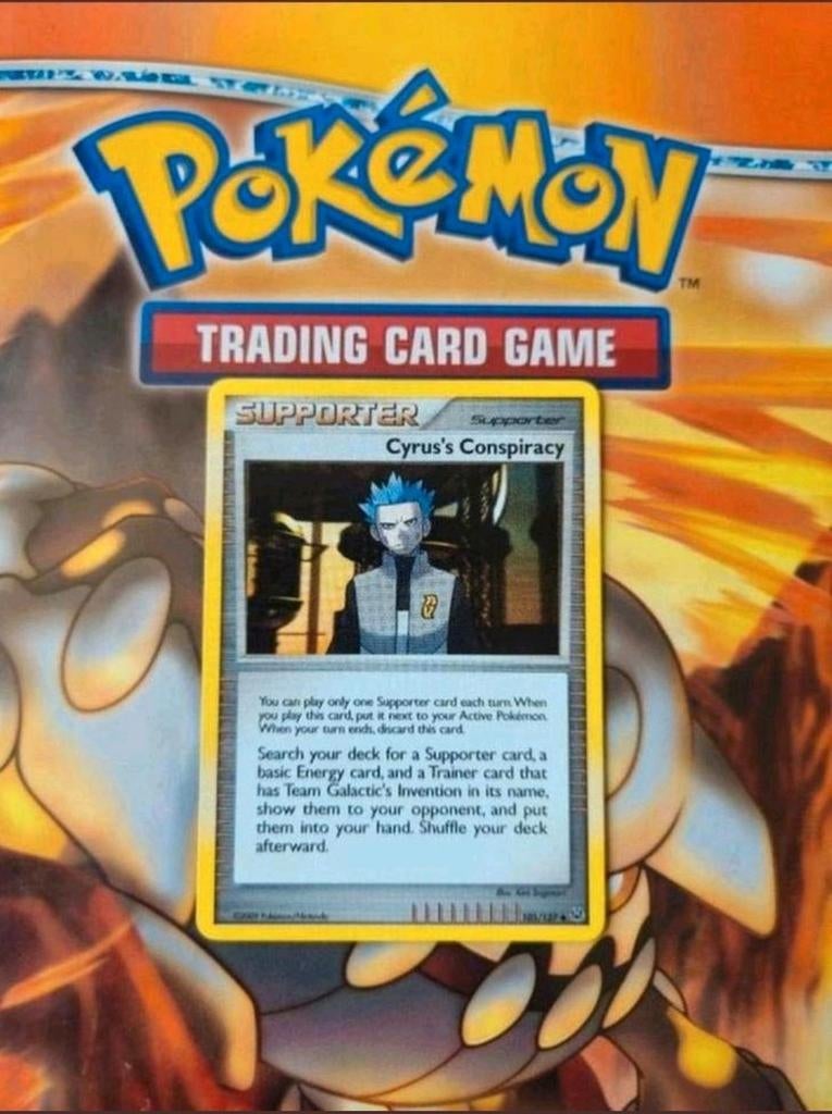 Cyrus's conspiracy 105/127 Platinum base set pokemon kaart, Ophalen of Verzenden, Zo goed als nieuw, Losse kaart