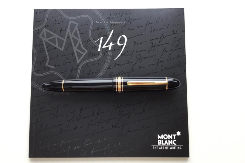 Montblanc Meisterstück Vulpen 149 “CIGAR” 18K tri color (M), Ophalen of Verzenden, Vulpen, Mont Blanc