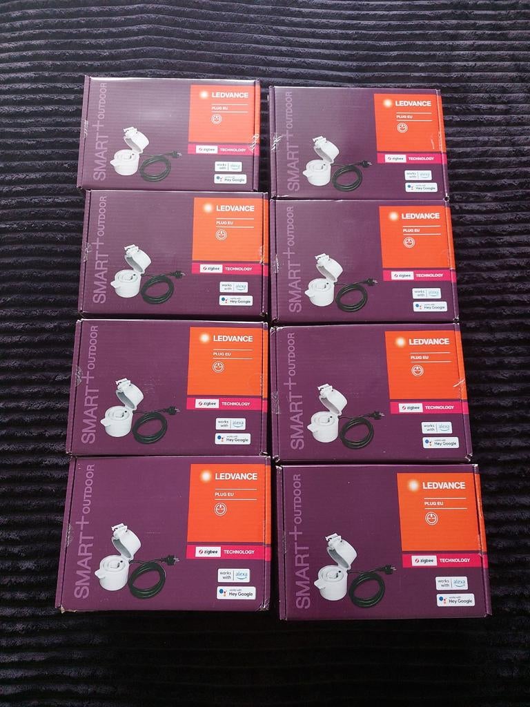 8x LEDVANCE SMART+ Outdoor Plug EU - Nieuw in doos, Ophalen, Nieuw, Modern, Smart Home