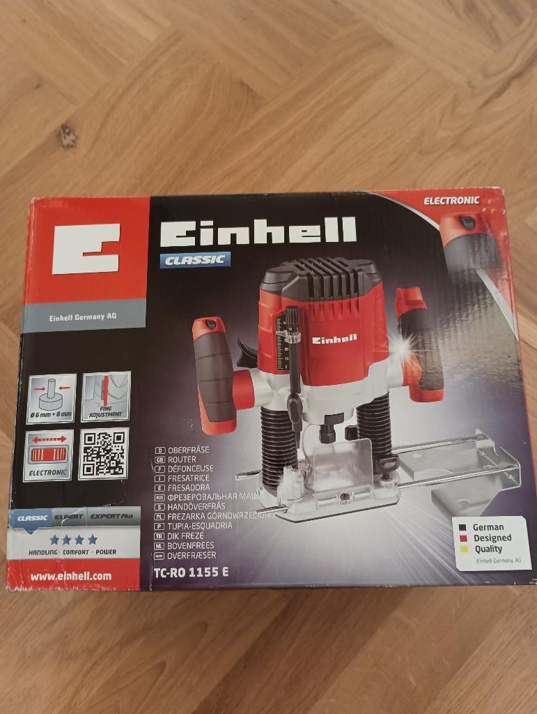 Einhell bovenfrees TC-RO 1155 E – nieuw in doos, Doe-het-zelf en Verbouw, Gereedschap | Freesmachines, Nieuw, Ophalen of Verzenden
