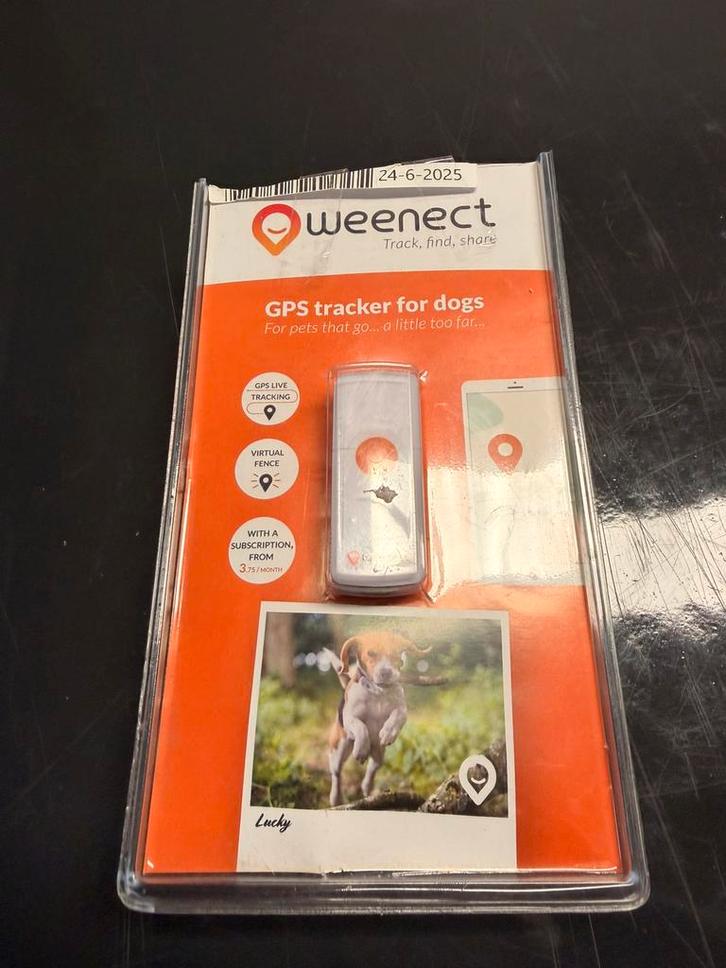 Weenect GPS Tracker Hond & Kat | Nieuwstaat |, Dieren en Toebehoren, Honden-accessoires, Zo goed als nieuw, Ophalen of Verzenden