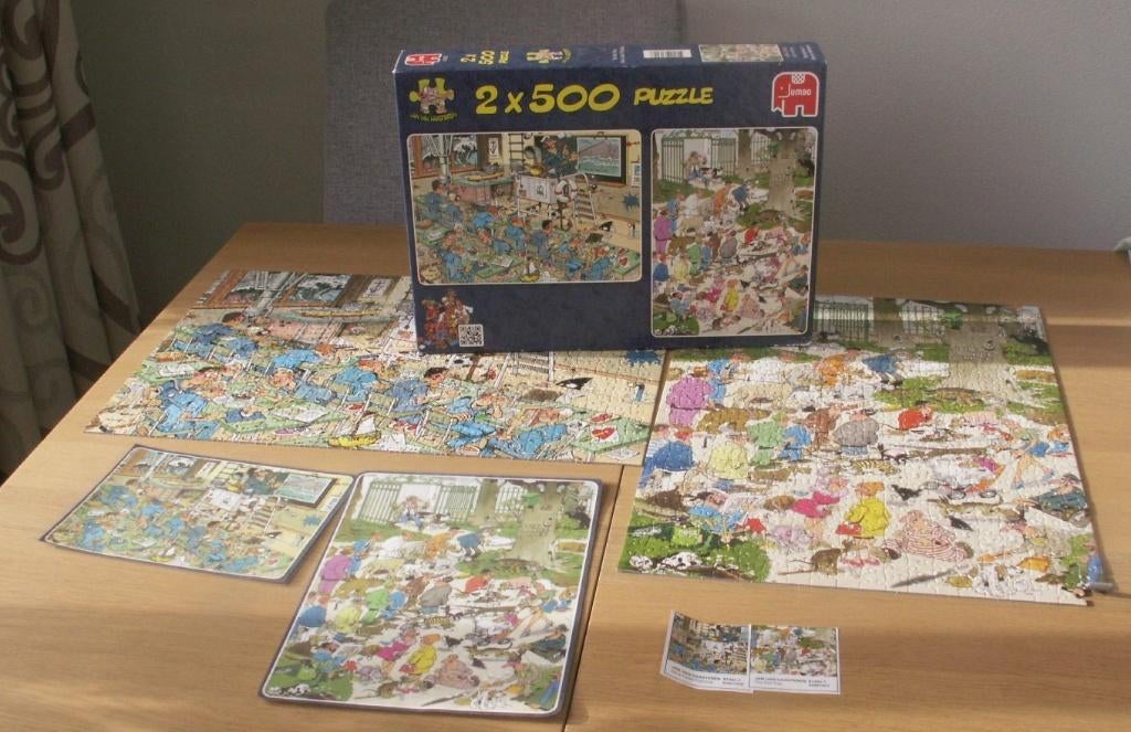 van Haasteren puzzels 2x 500 st The Pee tree +Navy Cadet tra, Ophalen of Verzenden, 500 t/m 1500 stukjes, Zo goed als nieuw