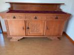 Prachtig houten dressoir met sierlijke details, Ophalen, Gebruikt, 25 tot 50 cm, Overige houtsoorten