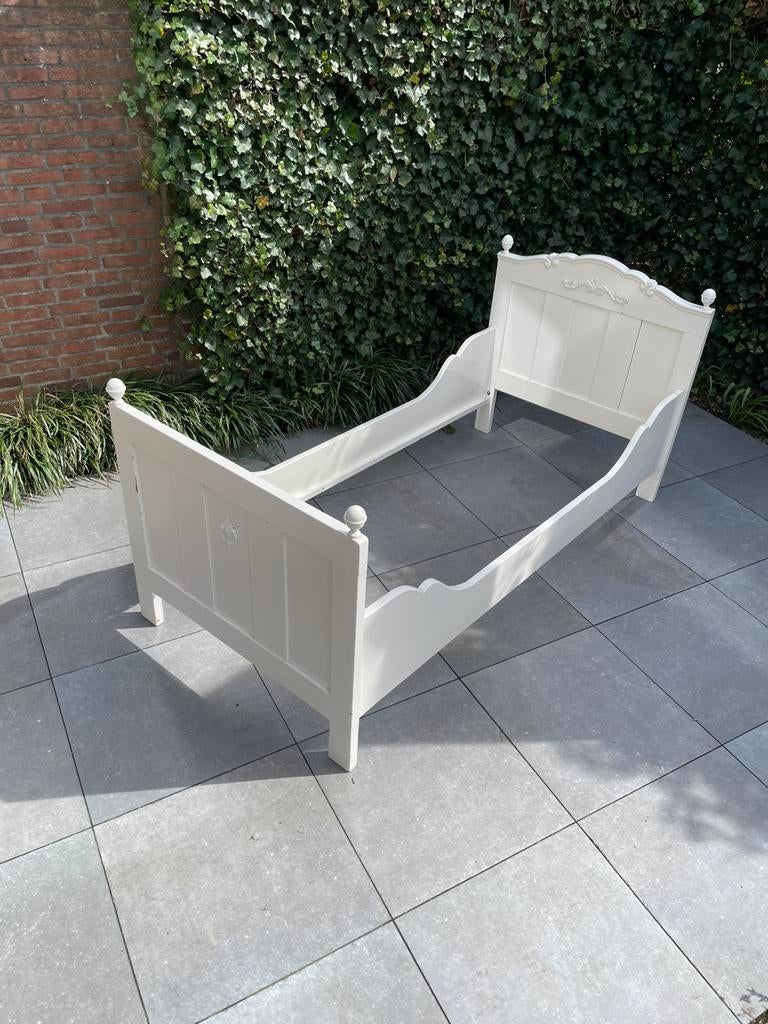 1-persoons bed, ledikant, meidenbed, prinsessenbed barok, Ophalen, Gebruikt, 180 cm of meer, 85 tot 100 cm