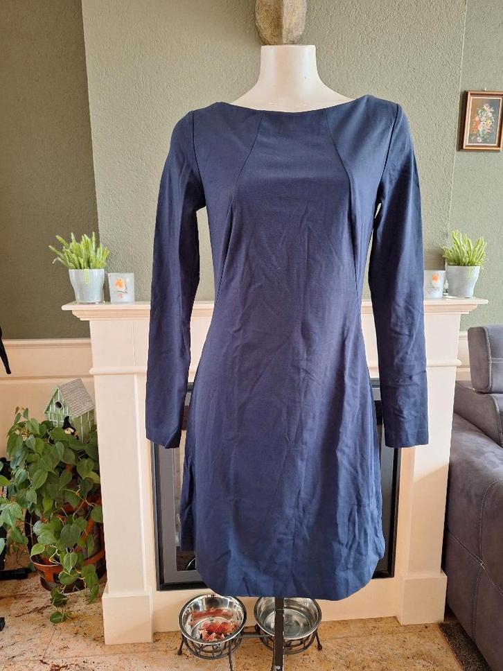 LaDress by Simone La dress jurk XS 34  2X, Kleding | Dames, Jurken, Zo goed als nieuw, Maat 34 (XS) of kleiner, Blauw, Knielengte
