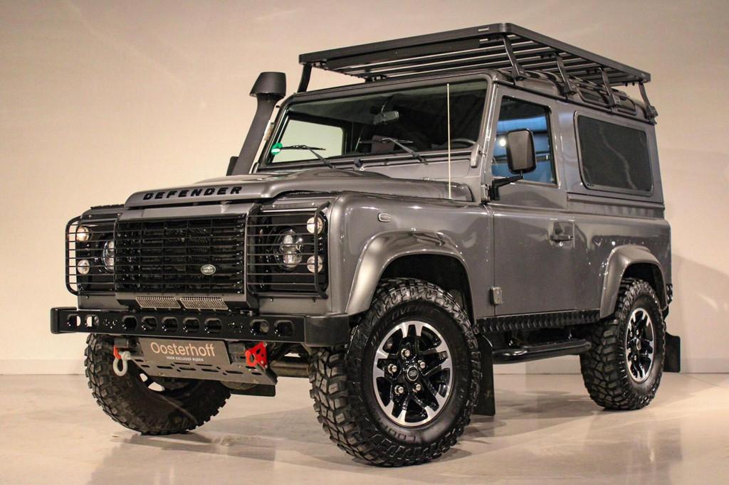 Land Rover Defender 2.2 D HT 90" XTech grijs kenteken, Auto's, Bestelauto's, Bedrijf, Te koop, ABS, Airconditioning, Alarm, Bluetooth