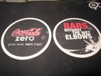 2 Coca Cola zero viltjes onderzetters Bars without wet elbow, Verzamelen, Ophalen of Verzenden, Nieuw, Gebruiksvoorwerp